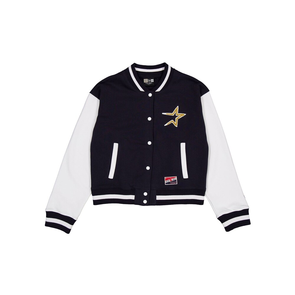 New Era Houston Astros Throwback Fleece Women's Jacket - Size L